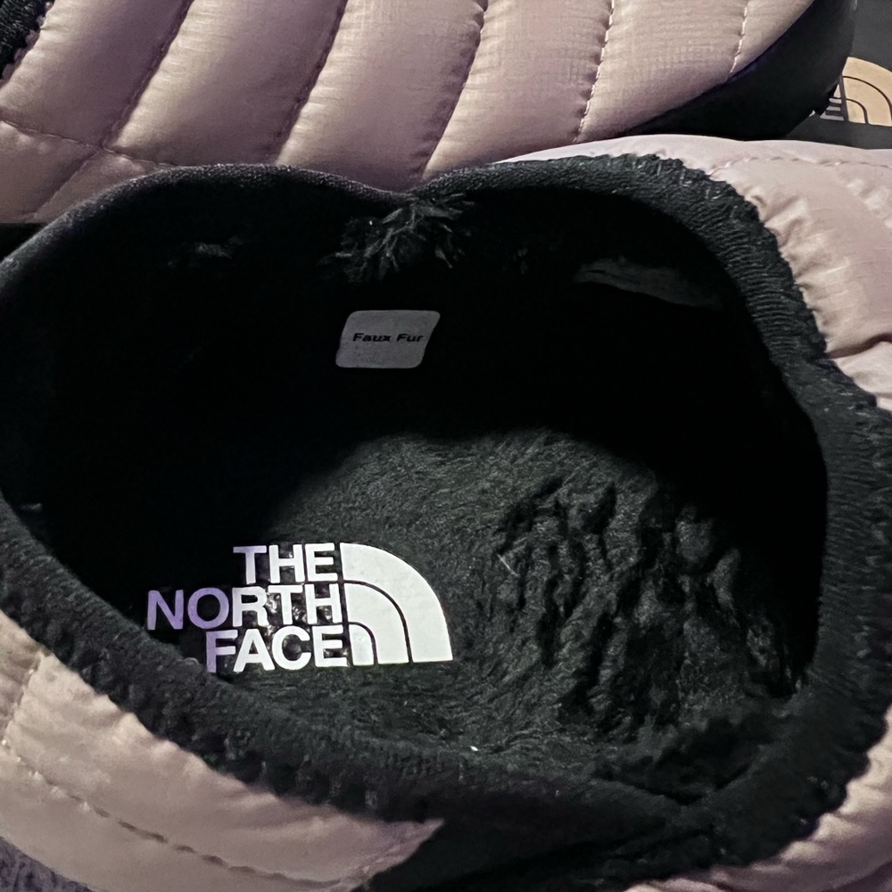 The North Face Quilted Slip-Ons in Mushroom Gray - Picture 3 of 7